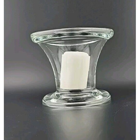 Colony Ambiance Votive & Pillar Round Clear Glass Candleholder Set With Candle - Picture 6 of 14